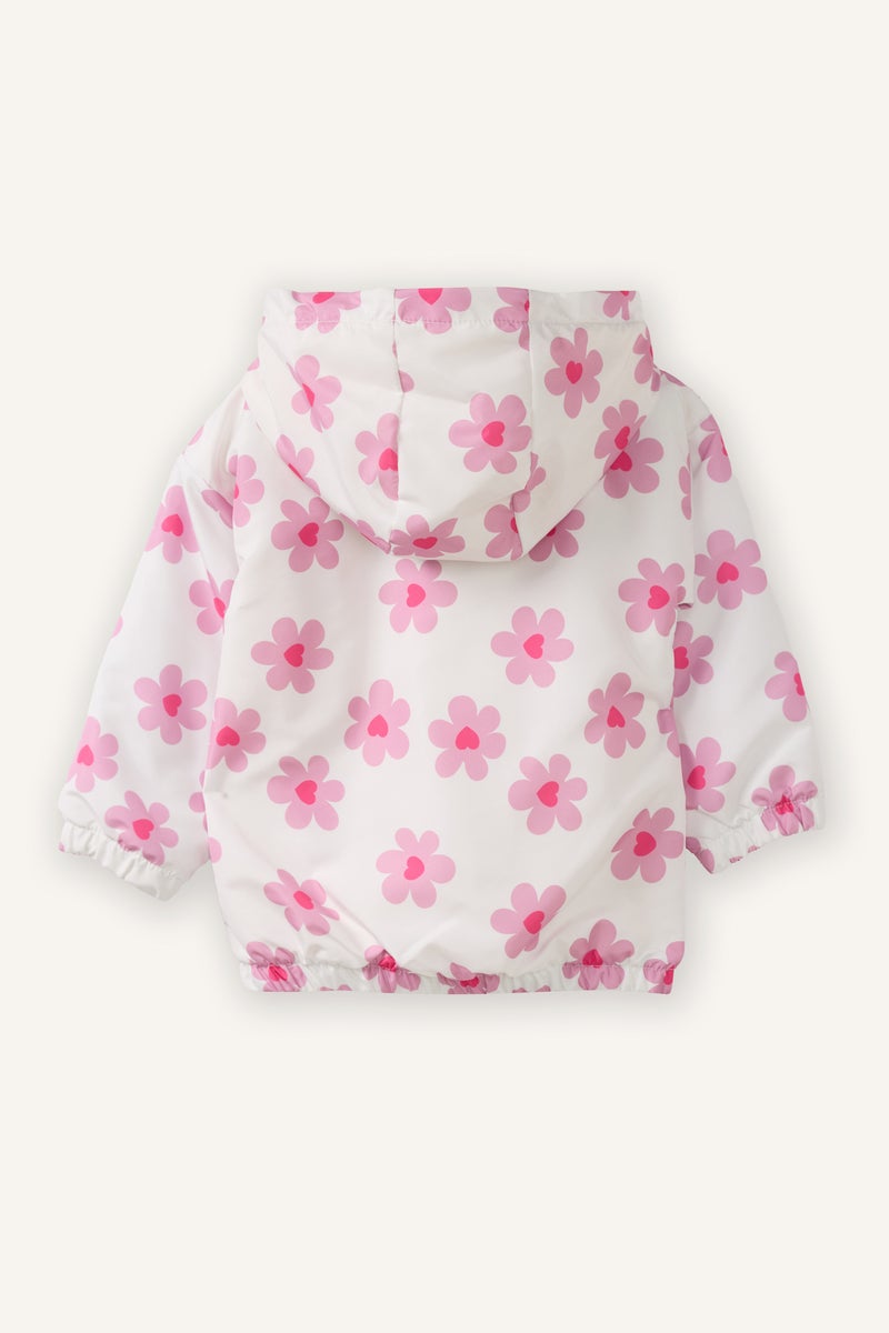 ديفاكتو جاكيت مطر بناتي وتر بروف بكابيشون - Image 3